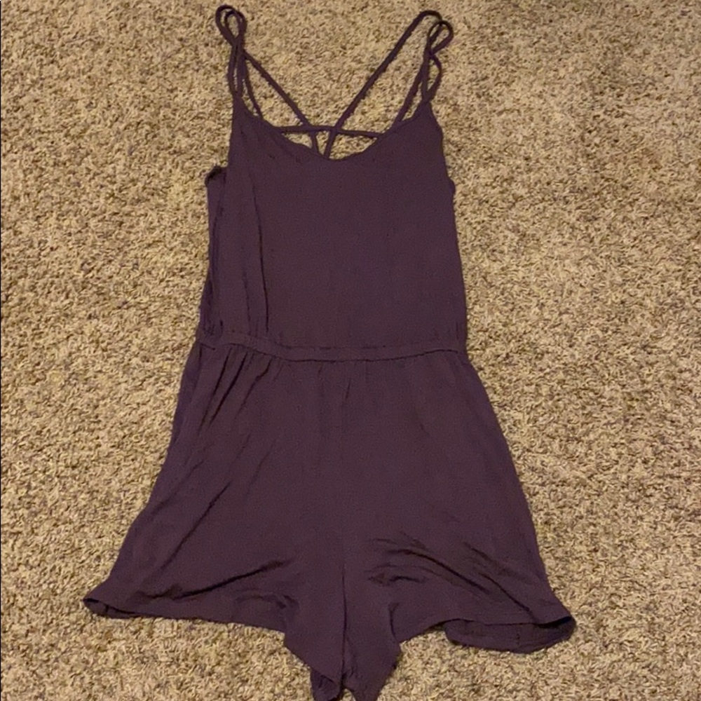 Dark purple shorts jumper